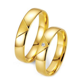 Wedding rings in 8ct Gold