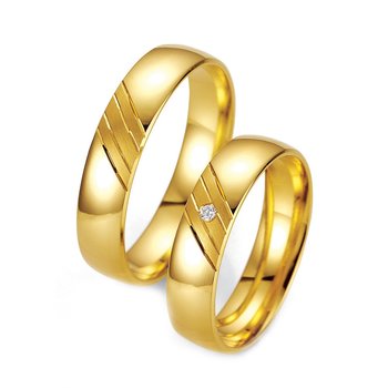 Wedding rings in 8ct Gold