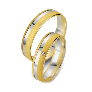 Wedding rings in 8ct Gold and