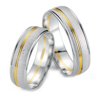 Wedding rings in 8ct Gold and