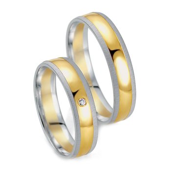 Wedding rings in 8ct Gold and