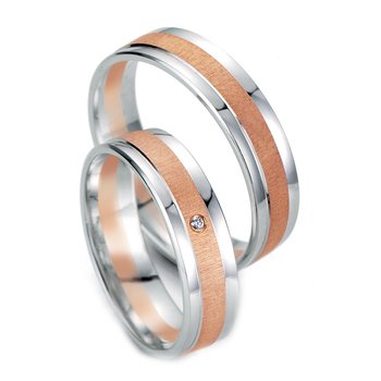 Wedding rings 8ct Pink Gold