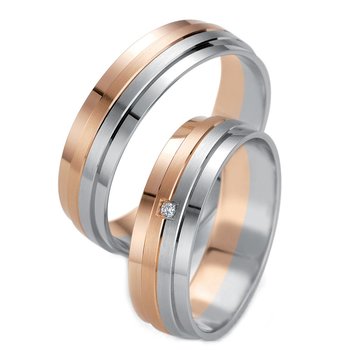 Wedding rings 8ct Pink Gold