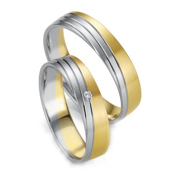 Wedding rings in 8ct Gold and