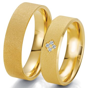 Wedding rings in 8ct Gold