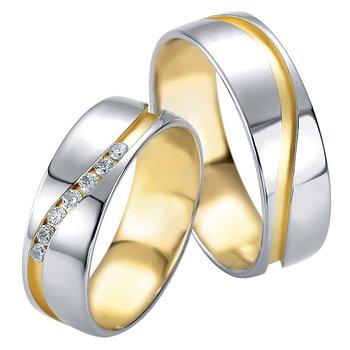 Wedding rings in 14ct Gold