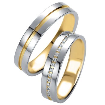 Wedding rings in 14ct Gold