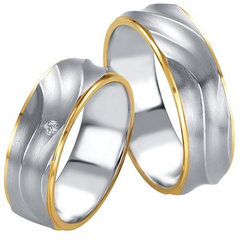 Wedding rings in 14ct Gold