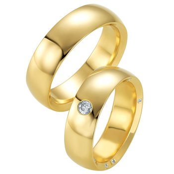 Wedding rings in14ct Gold