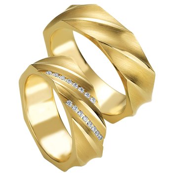 Wedding rings in 14ct Gold