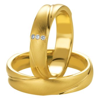 Wedding rings in14ct Gold