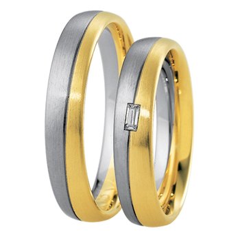 Wedding rings in 8ct Gold and