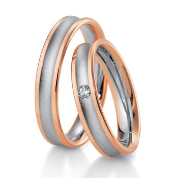 Wedding rings 8ct Pink Gold