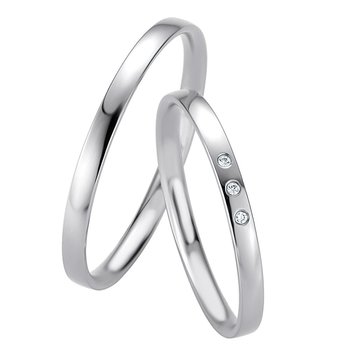 Wedding rings in 8ct White