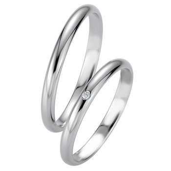 Wedding rings in 8ct White