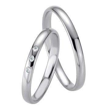 Wedding rings in 8ct White