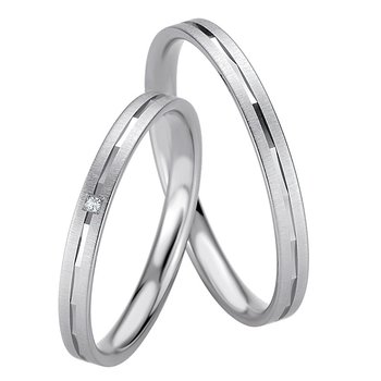 Wedding rings in 8ct White