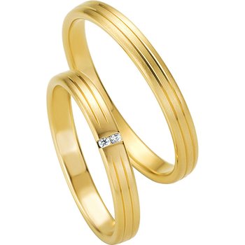 Wedding rings in 8ct Gold