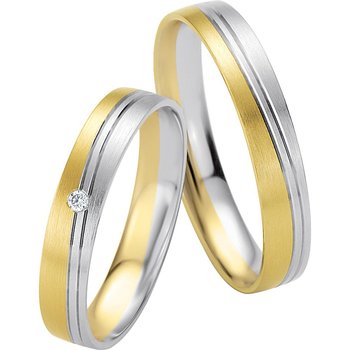 Wedding rings in 8ct Gold and