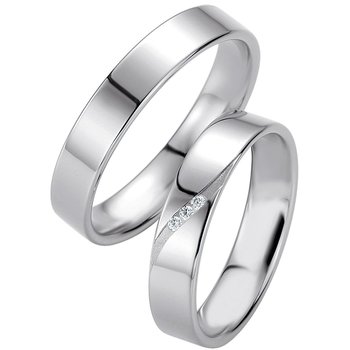 Wedding rings in 8ct White