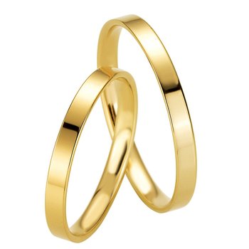 Wedding rings in 8ct Gold