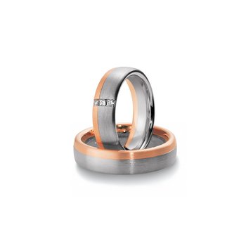 Wedding rings 8ct Pink Gold