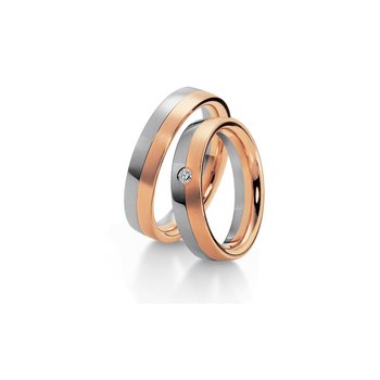 Wedding rings 8ct Pink Gold