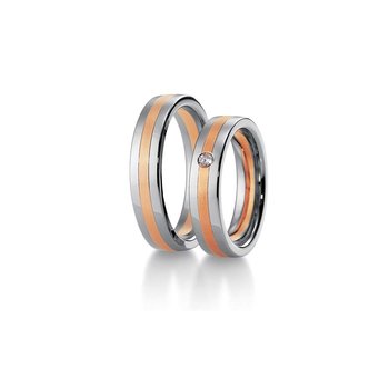 Wedding rings 8ct Pink Gold