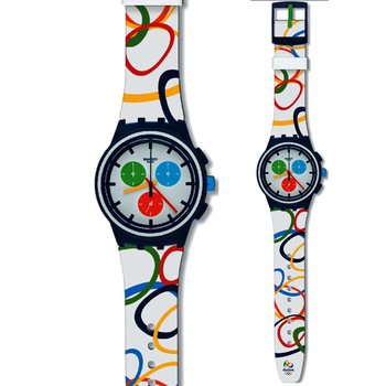SWATCH Special Olympics Rio All Around Multicolor Rubber Strap