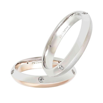 Wedding rings 14ct Rose Gold