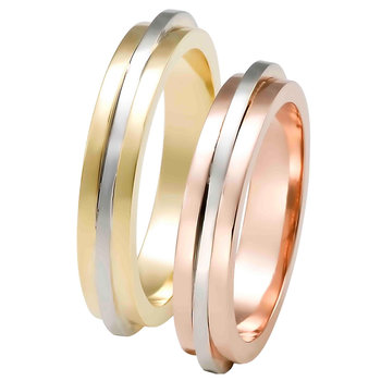 Wedding rings 14ct Rose Gold