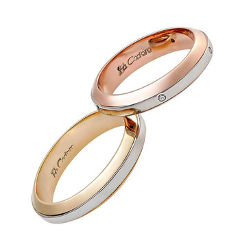 Wedding rings 14ct Rose Gold