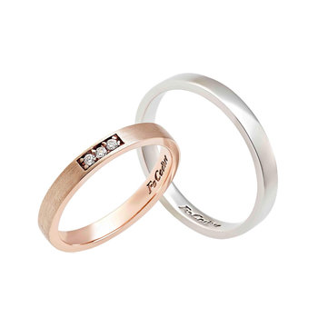 Wedding rings 14ct Rose Gold