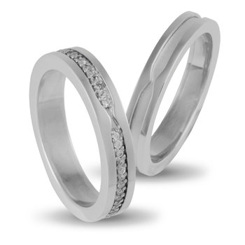 Wedding Rings in 9ct White