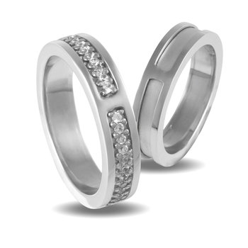 Wedding Rings in 9ct White