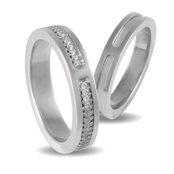 Wedding Rings in 9ct White