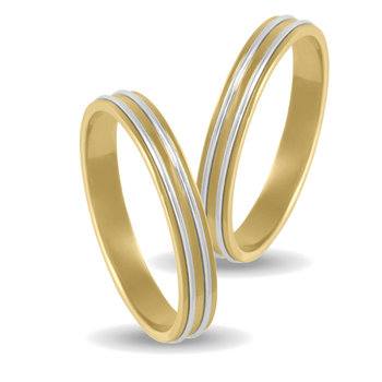 Wedding Rings in 9ct Yellow