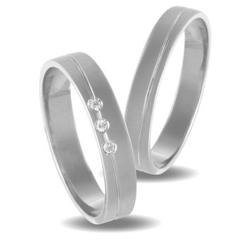 Wedding Rings in 9ct White