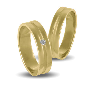 Wedding Rings in 9ct Yellow