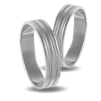 Wedding Rings in 9ct White