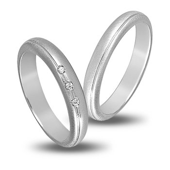 Wedding Rings in 14ct White