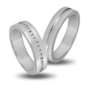 Wedding Rings in 14ct White