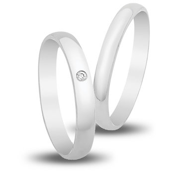 Wedding Rings in 9ct White