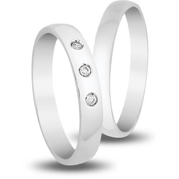 Wedding Rings in 9ct White