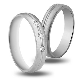 Wedding Rings in 9ct White