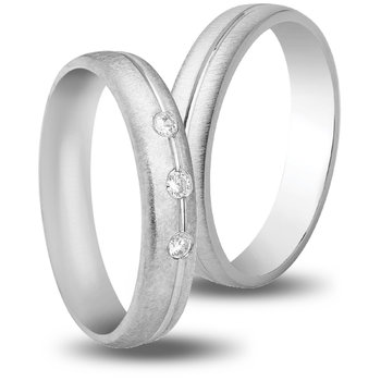 Wedding Rings in 9ct White