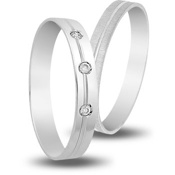 Wedding Rings in 9ct White