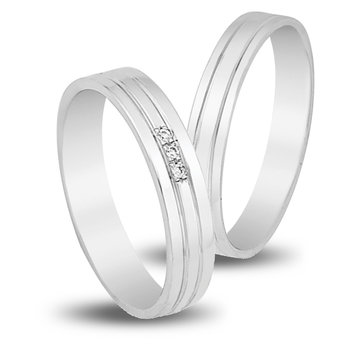 Wedding Rings in 9ct White