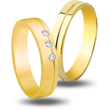 Wedding Rings in 9ct Yellow