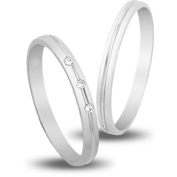 Wedding Rings in 9ct White